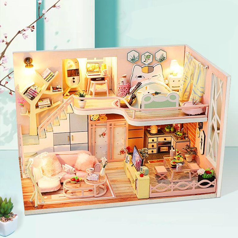 Hugo Kitti Miniature Dollhouse 3D Kit