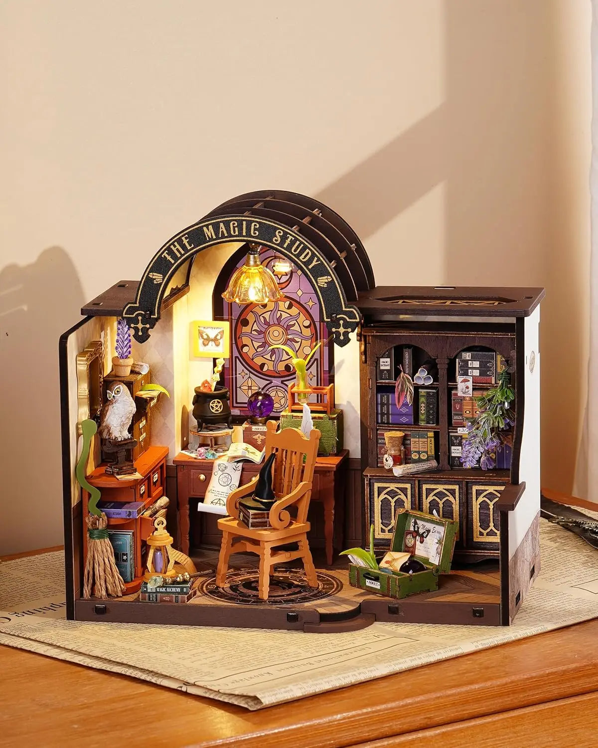 Magic Study Miniature House – DIY Wizard’s Workshop