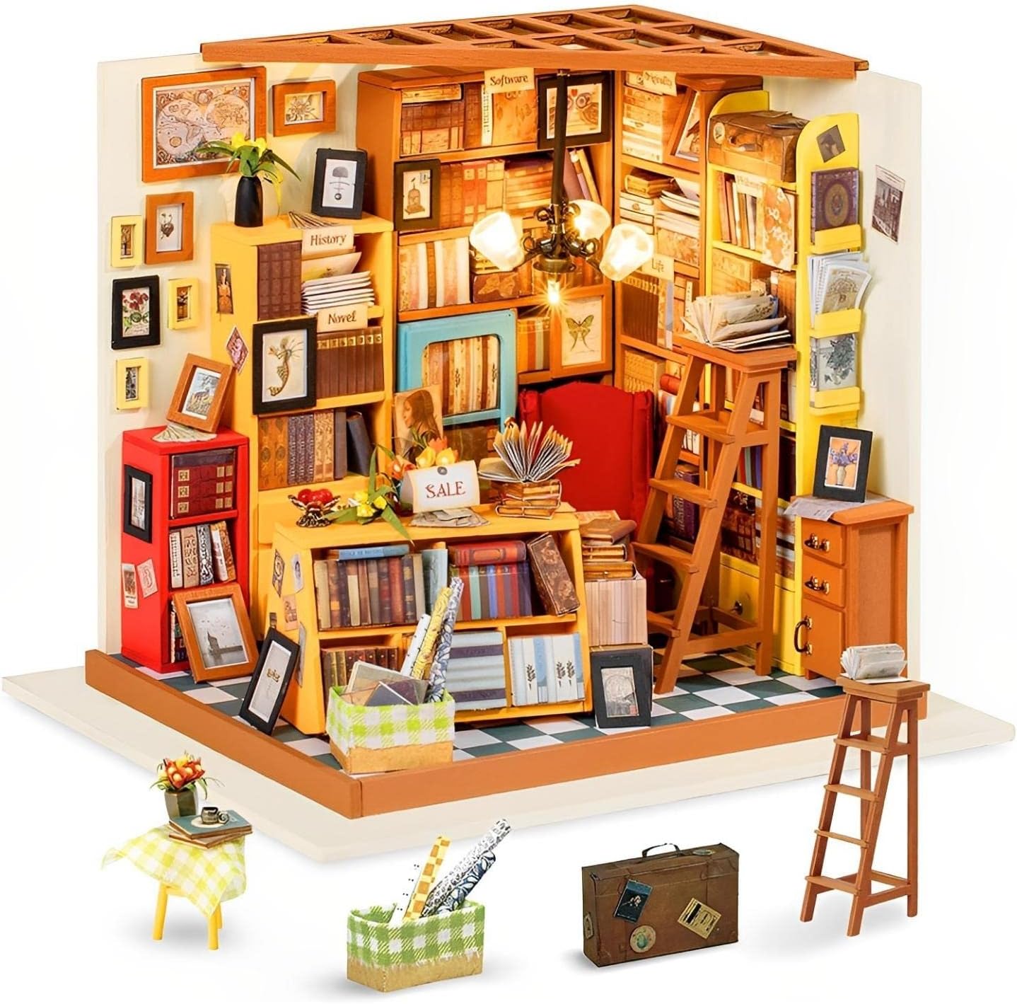 Tiny Book Nook: A Miniature Library Wonderland