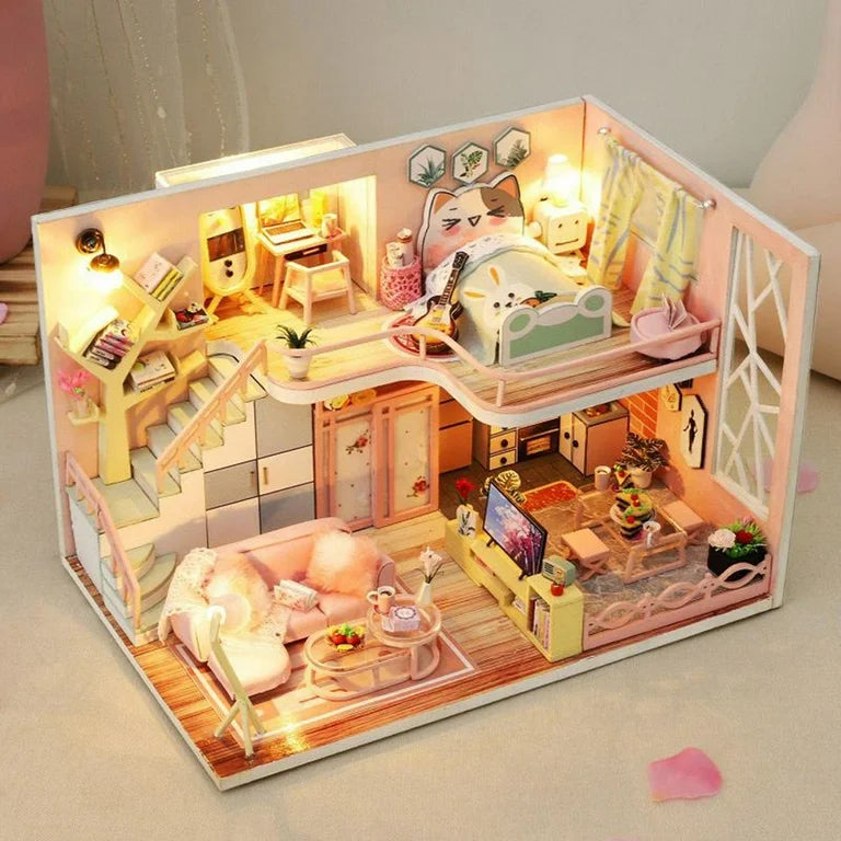 Hugo Kitti Miniature Dollhouse 3D Kit