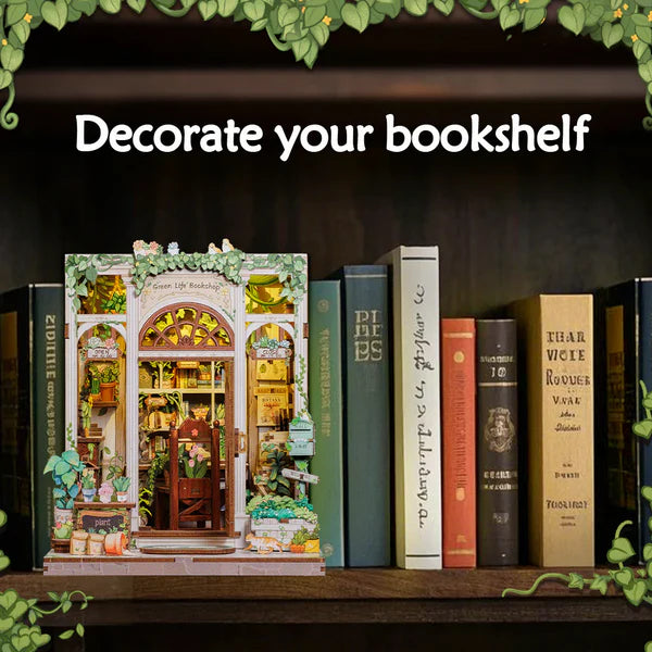 Green Life Bookshop DIY Book Nook Kit