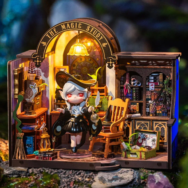 Magic Study Miniature House – DIY Wizard’s Workshop