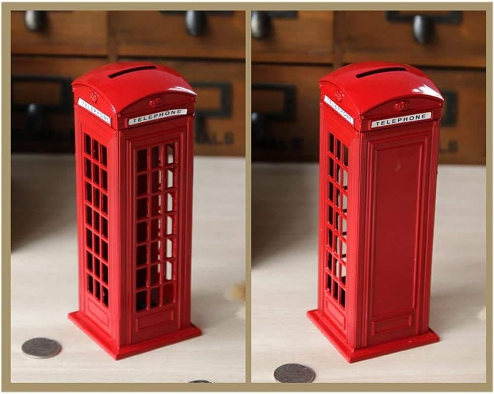 British Red Telephone Booth Piggy Bank!