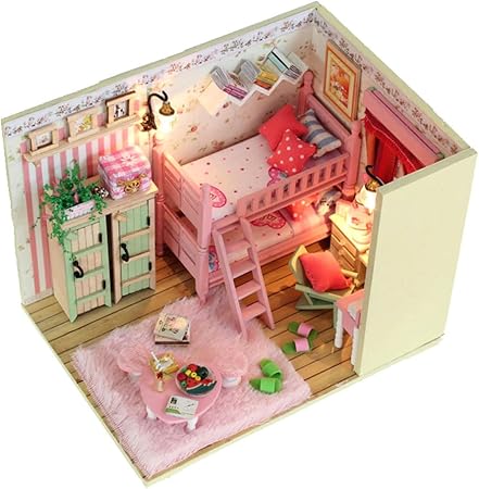 Kitten Mini Wooden Doll House