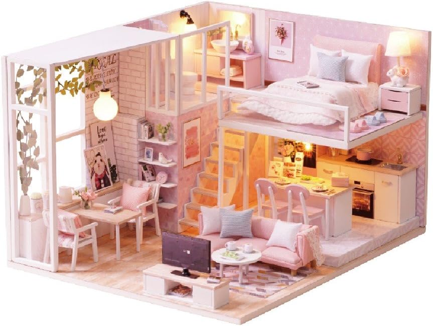 Blush Dream House: A Cozy Miniature Haven