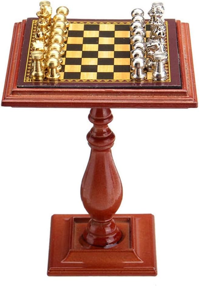 Alloy International Chess Set Checkerboard