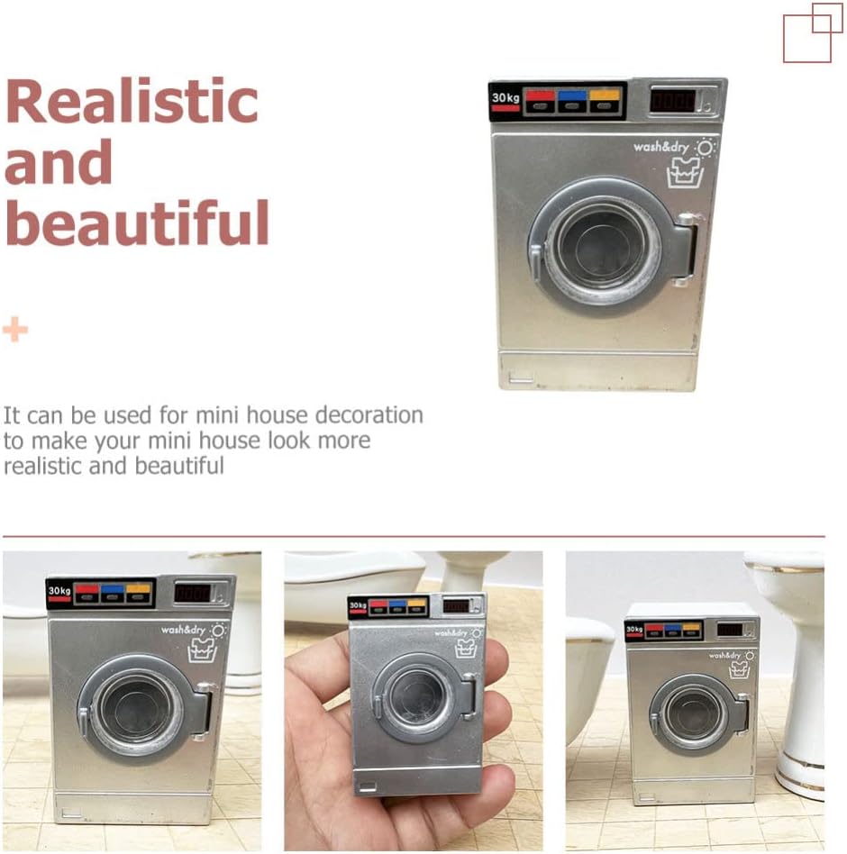 Home Appliance Laundry Machine - Washing Machine - Model Decor Toy