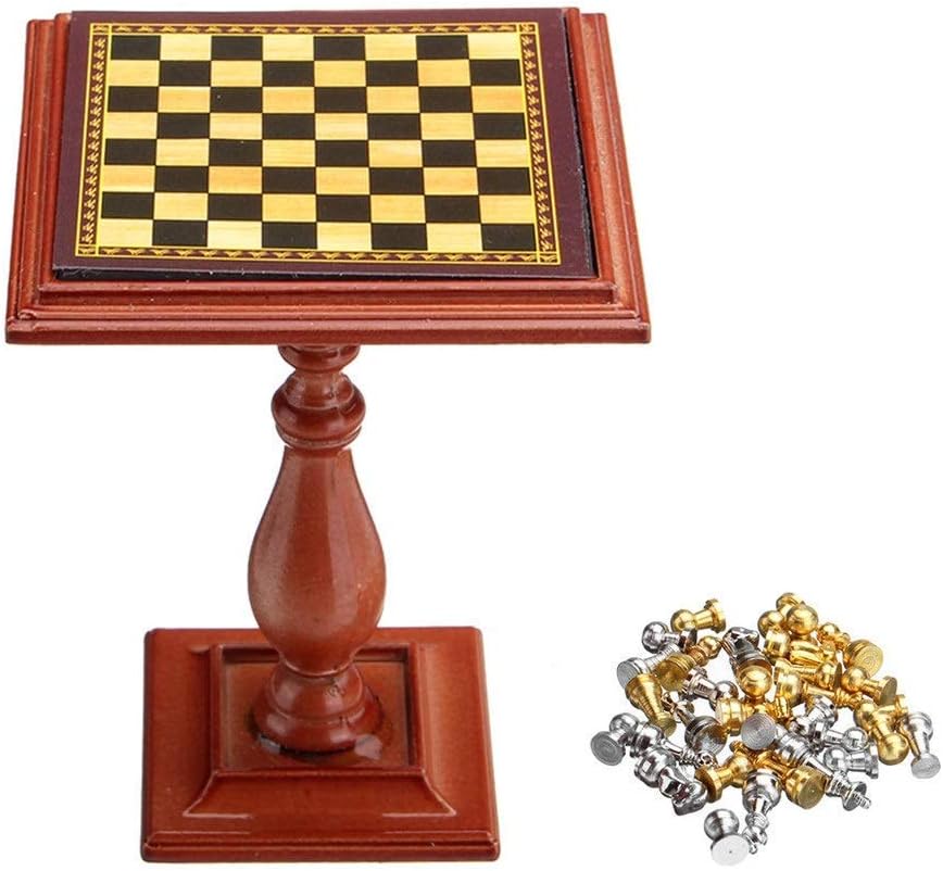 Alloy International Chess Set Checkerboard