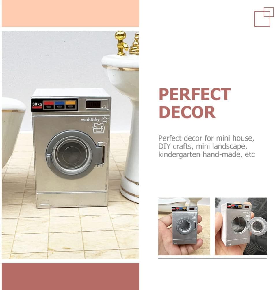 Home Appliance Laundry Machine - Washing Machine - Model Decor Toy