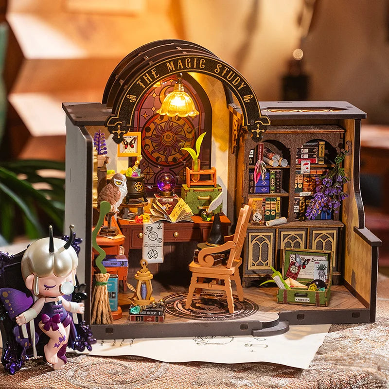 Magic Study Miniature House – DIY Wizard’s Workshop