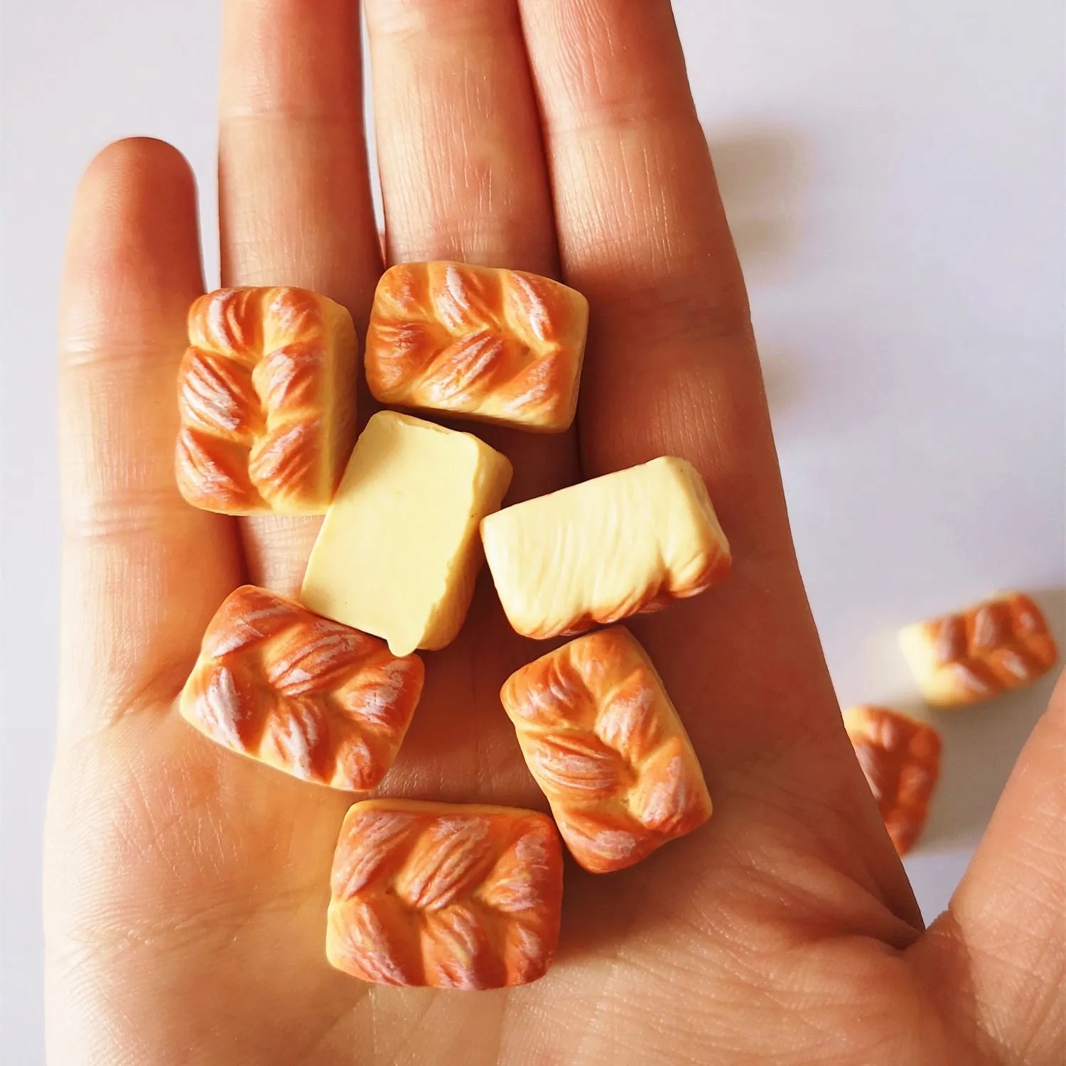 Mini Bread Cabochons-Dollhouse Décor