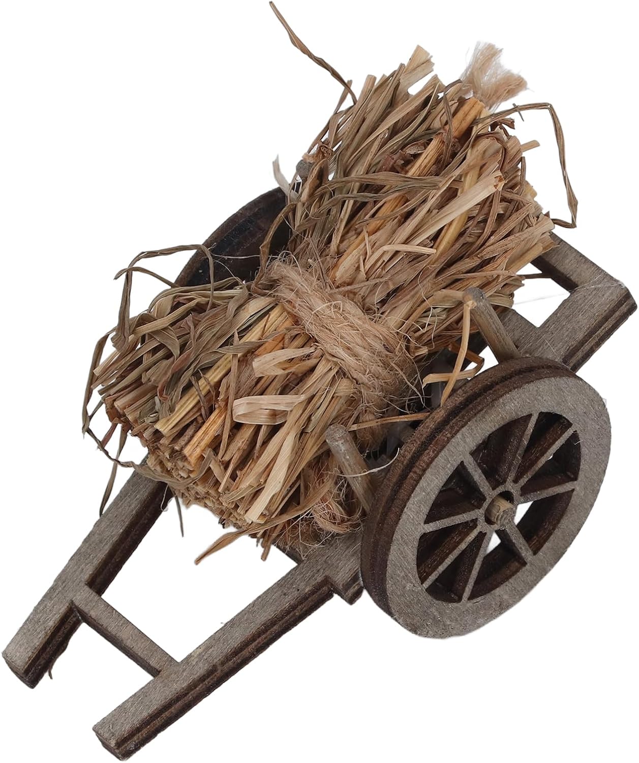 Wooden Farming Cart - Rustic Touch to Your Miniature World