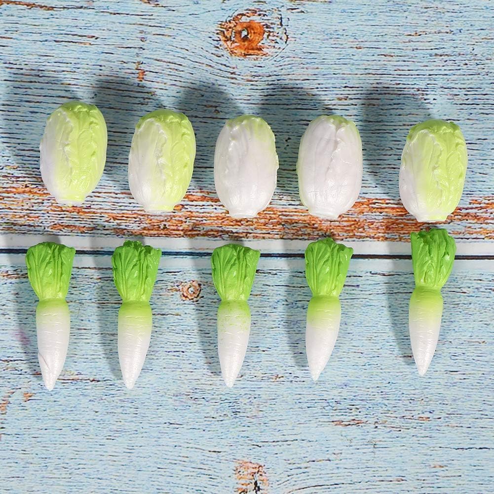 Miniature Chinese Cabbage & Radish Set – 10 Pieces