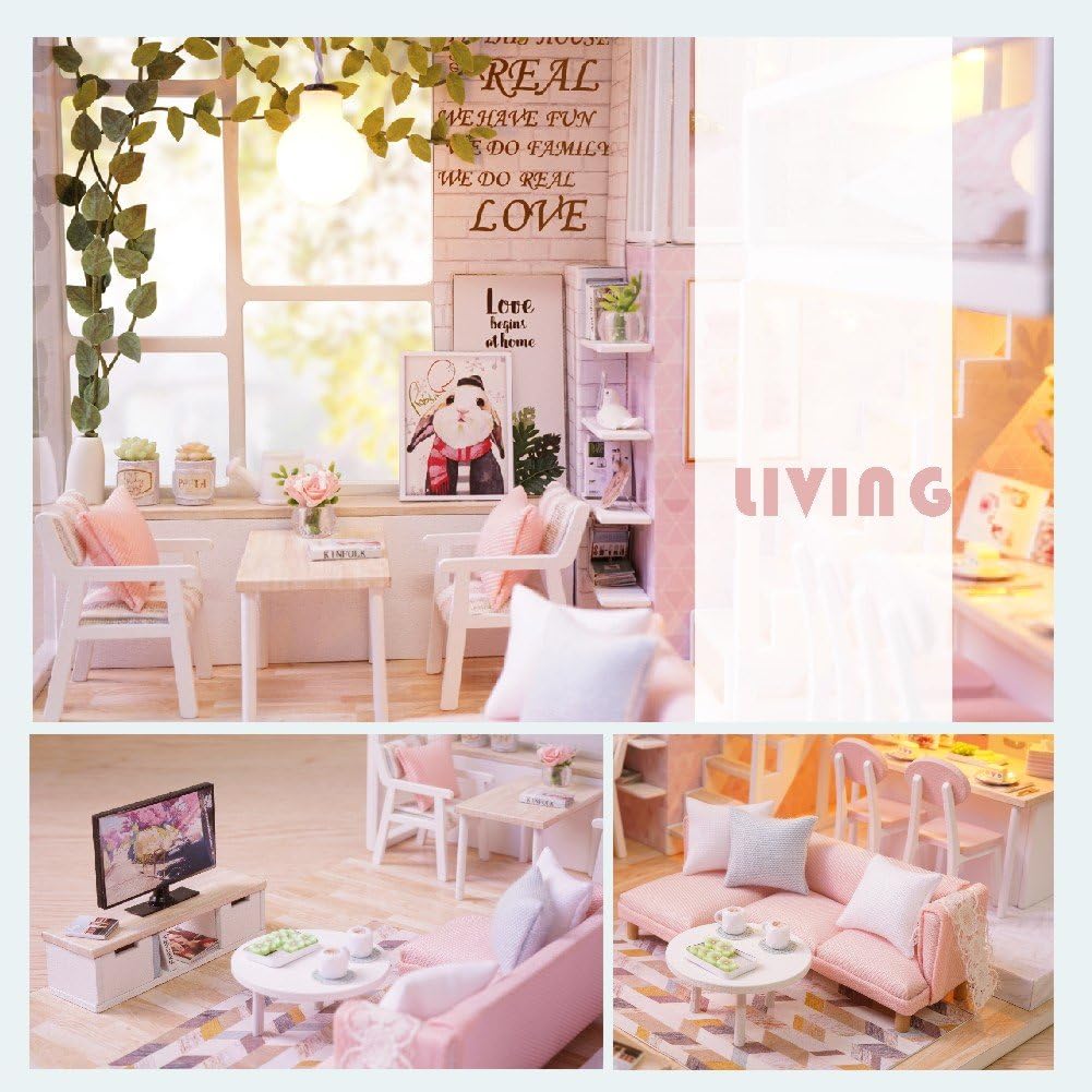 Blush Dream House: A Cozy Miniature Haven