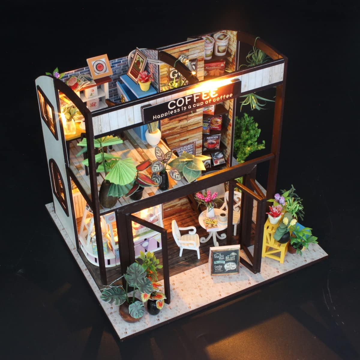 Cozy 2-Story Café Model