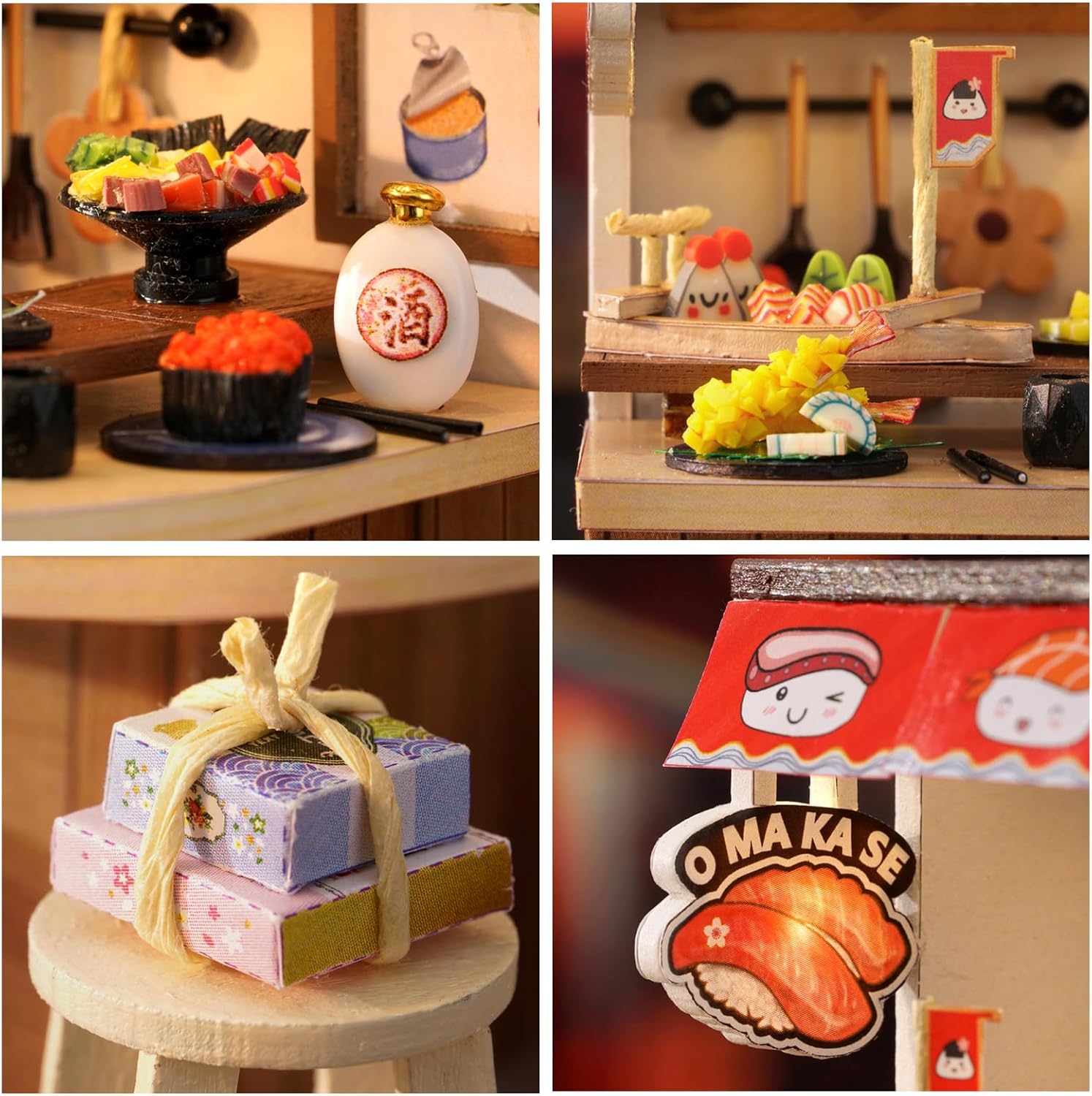 Revolving Food House: A Miniature Sushi Shop