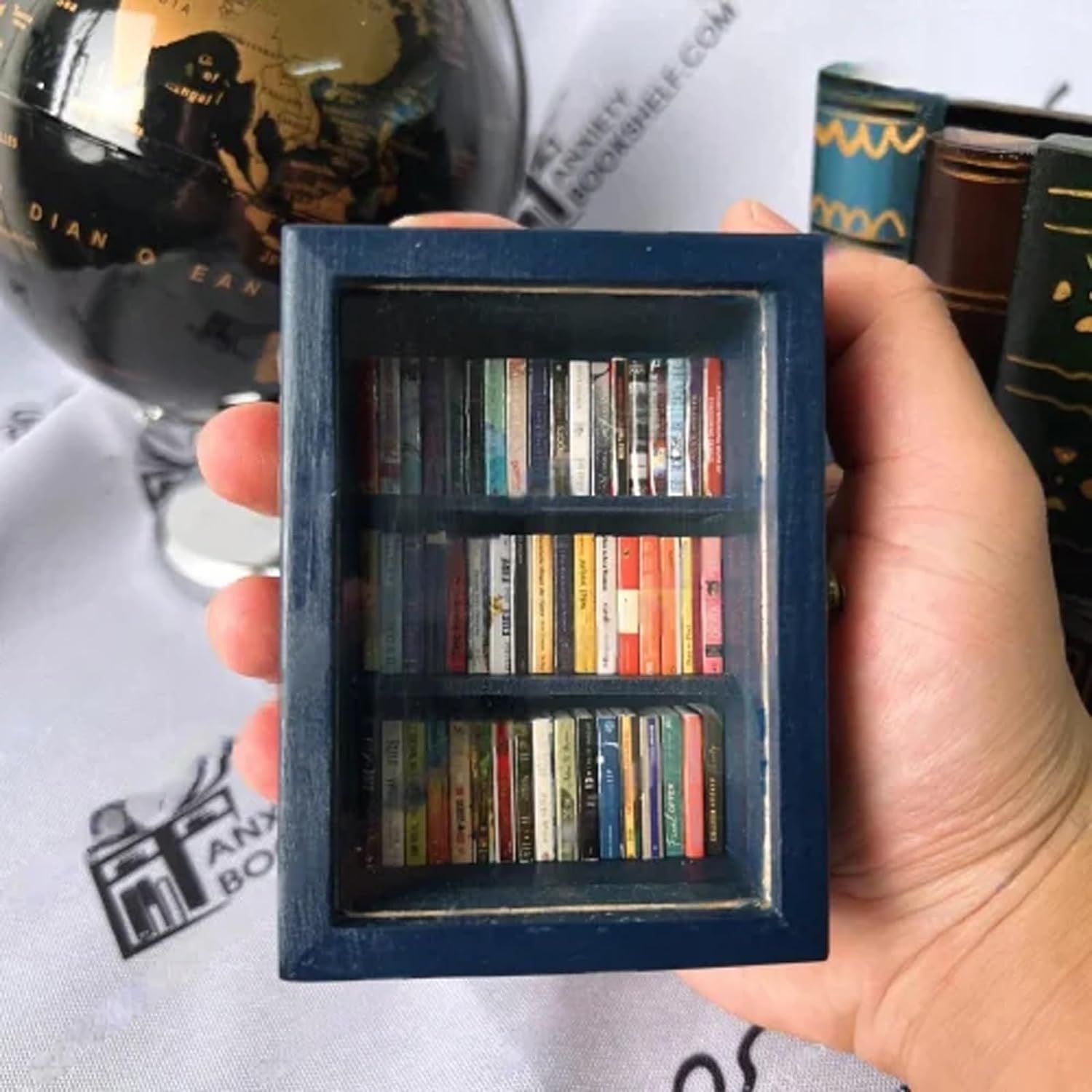 Miniature Anxiety Bookshelf