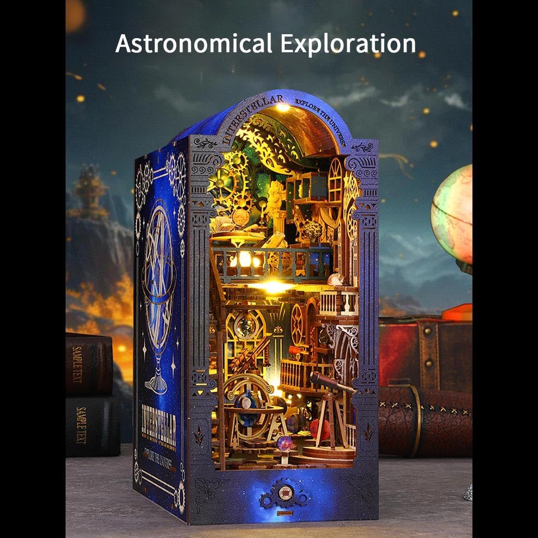 Interstellar Book Nook Kit | Steampunk Library