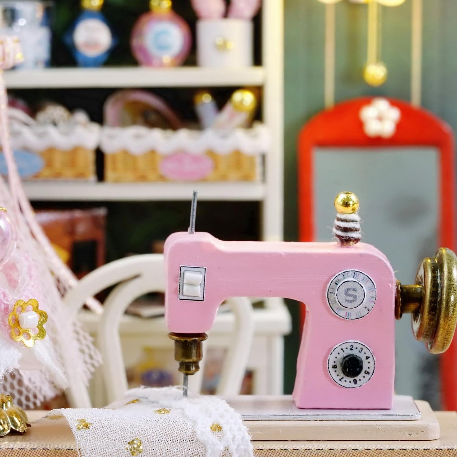 DIY Miniature Sewing Workshop Diorama