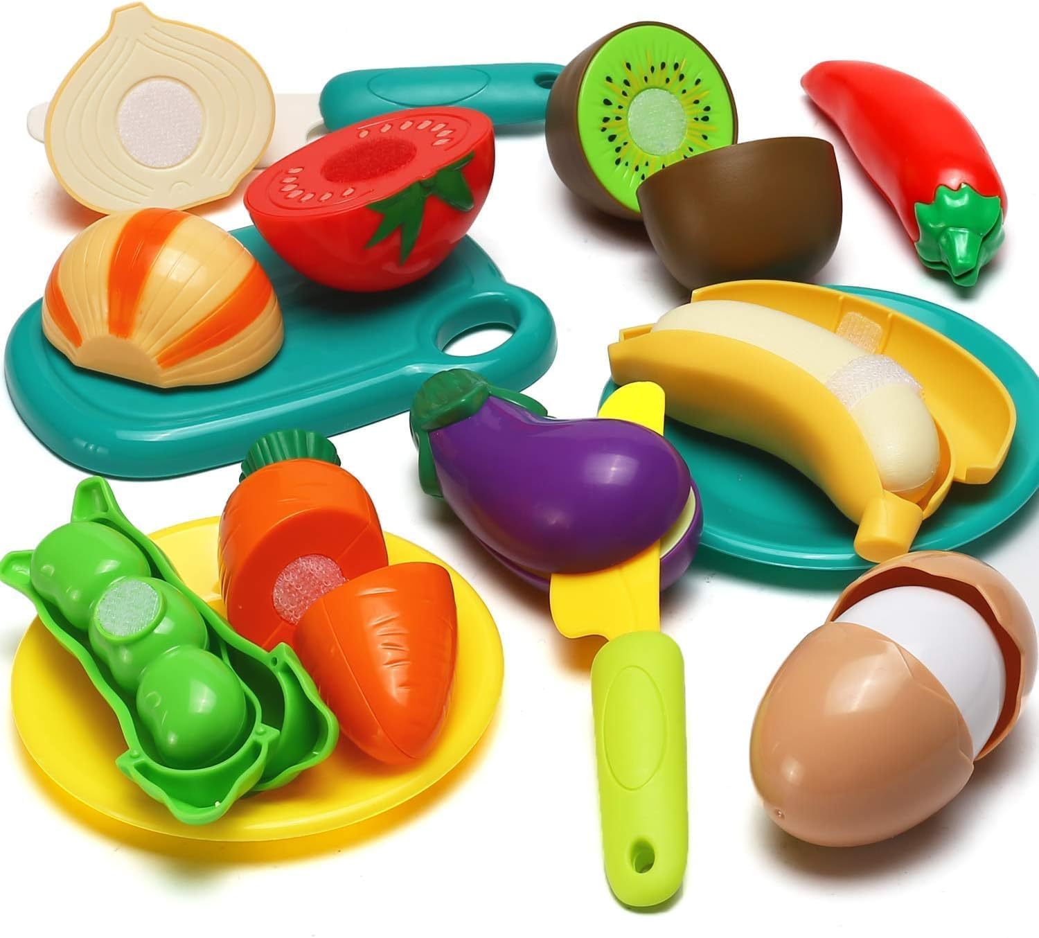 Kids Cutting Play Food Set