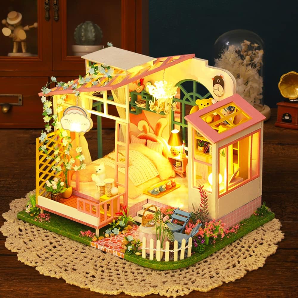 Flower Dreams DIY Miniature Dollhouse Kit 🌿✨