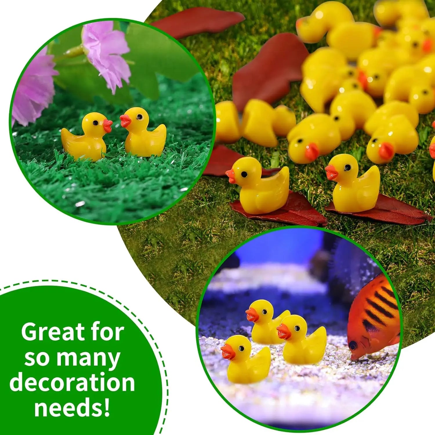 Mini Resin Ducks - 100/200Pcs