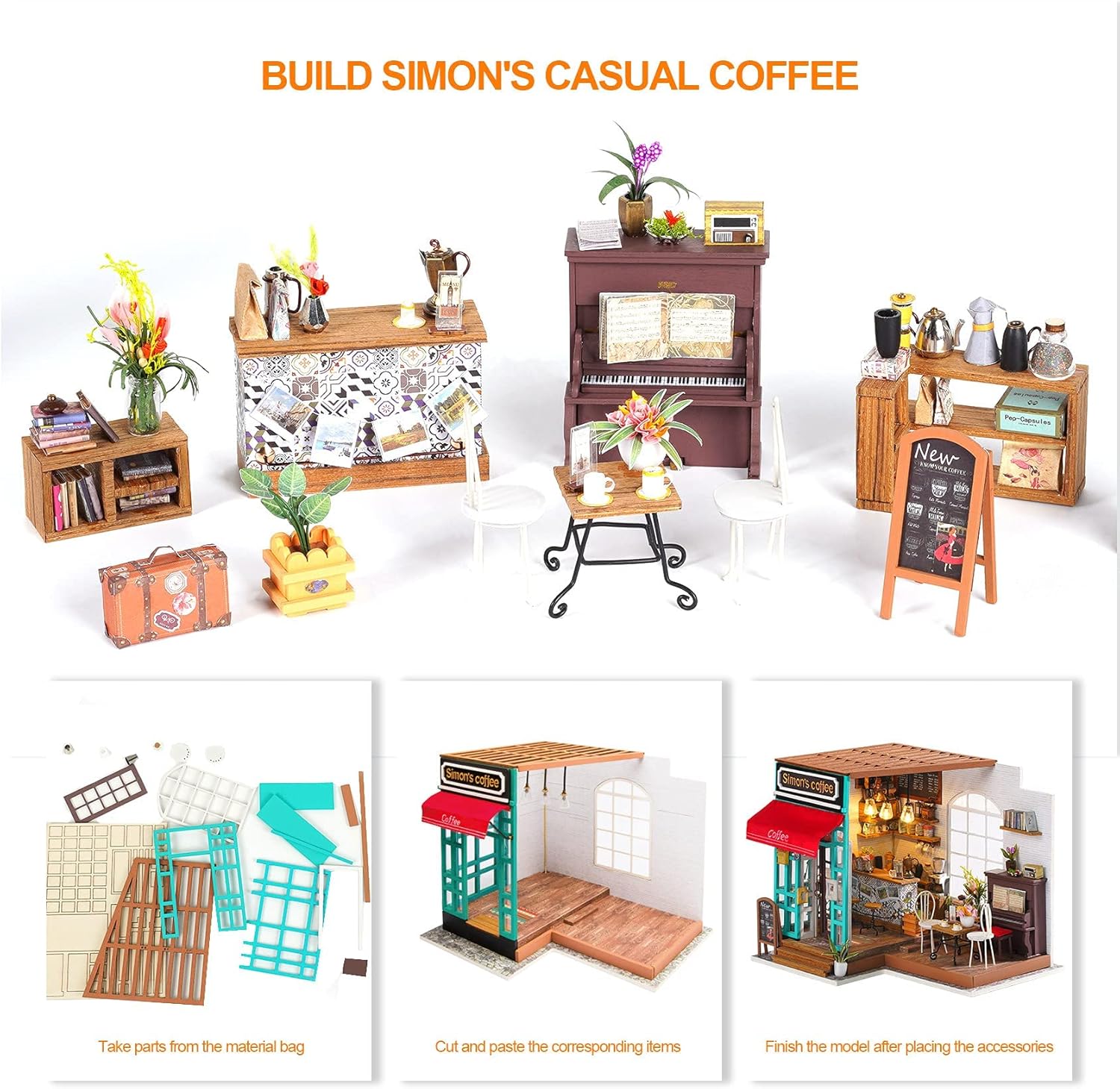 Miniature Coffee Room Kit