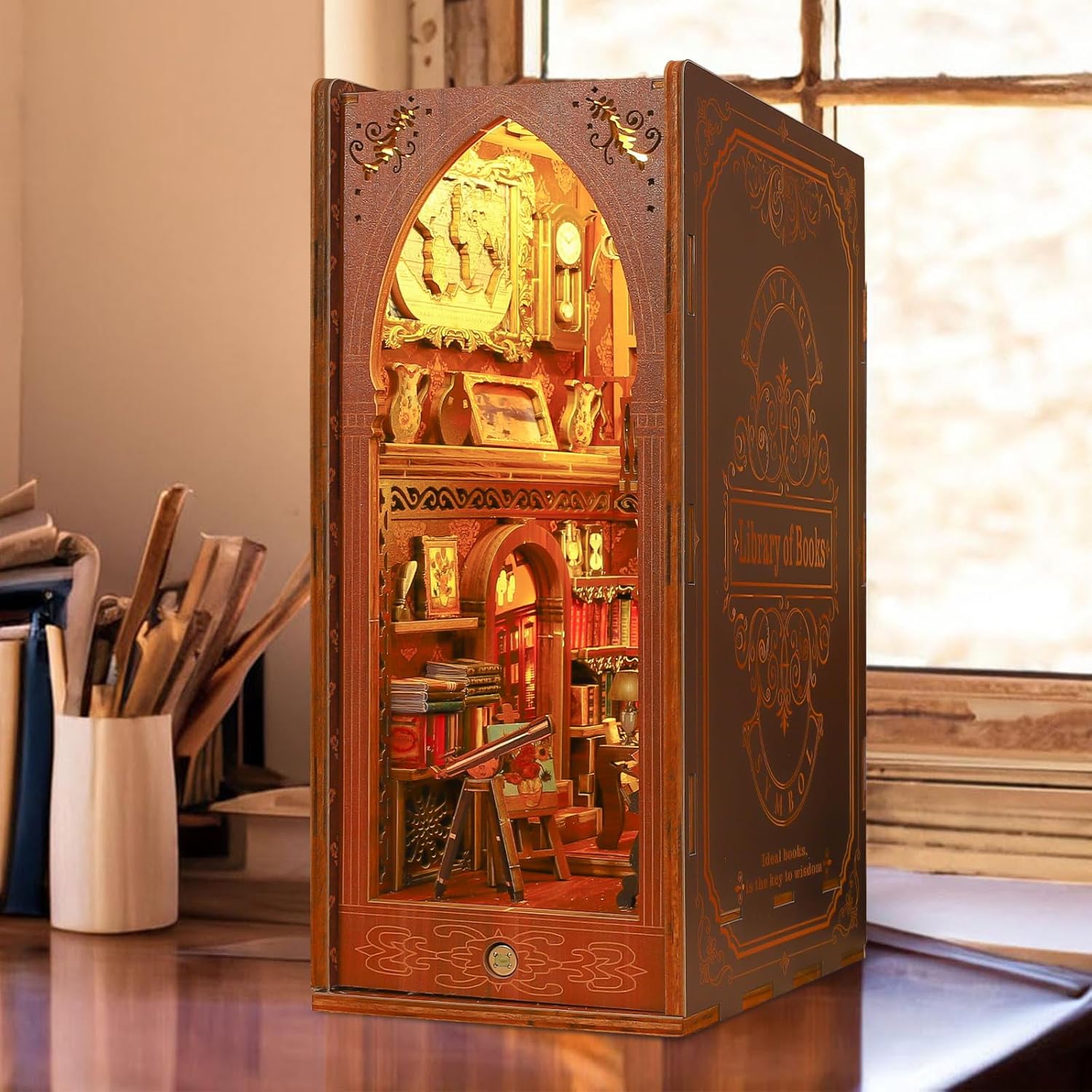 Medieval Library | Enchanting Bookshelf Insert