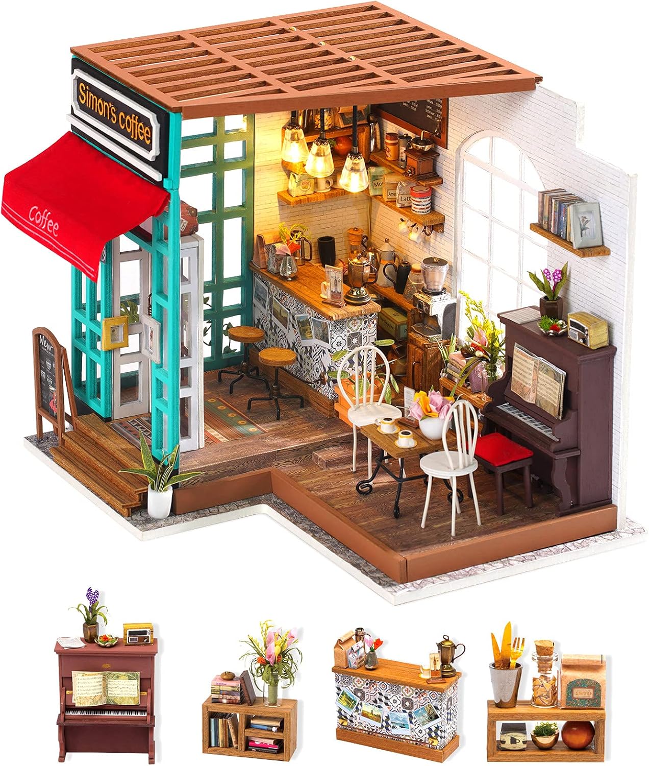 Miniature Coffee Room Kit