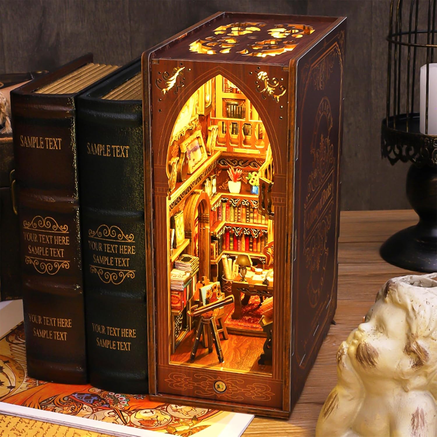 Medieval Library | Enchanting Bookshelf Insert