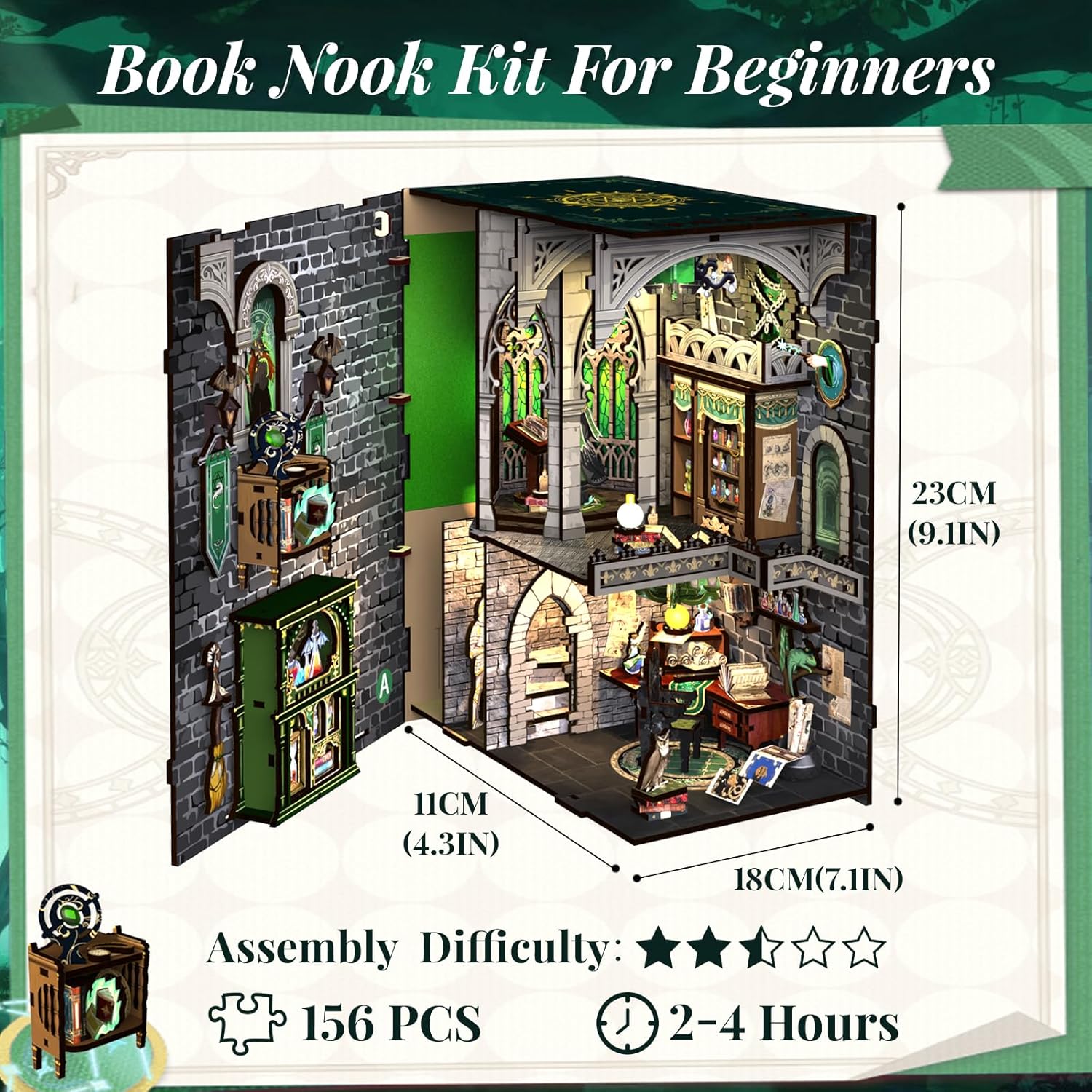 Magic Academy DIY Book Nook Kit