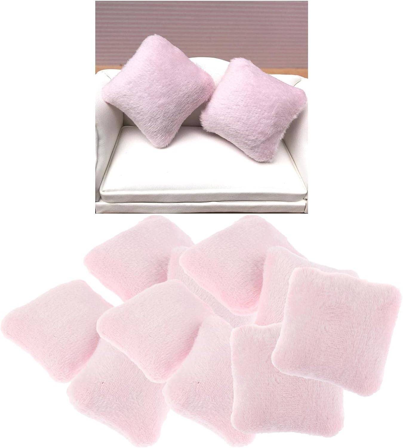 Mini Pillow Cushions For Sofa Couch - 4Pcs