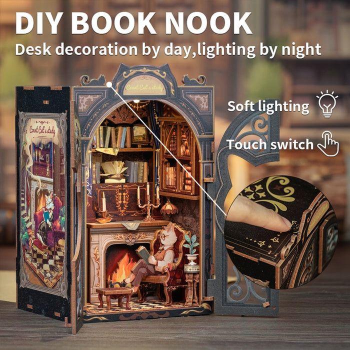 Count Cat's Study DIY Book Nook Kit