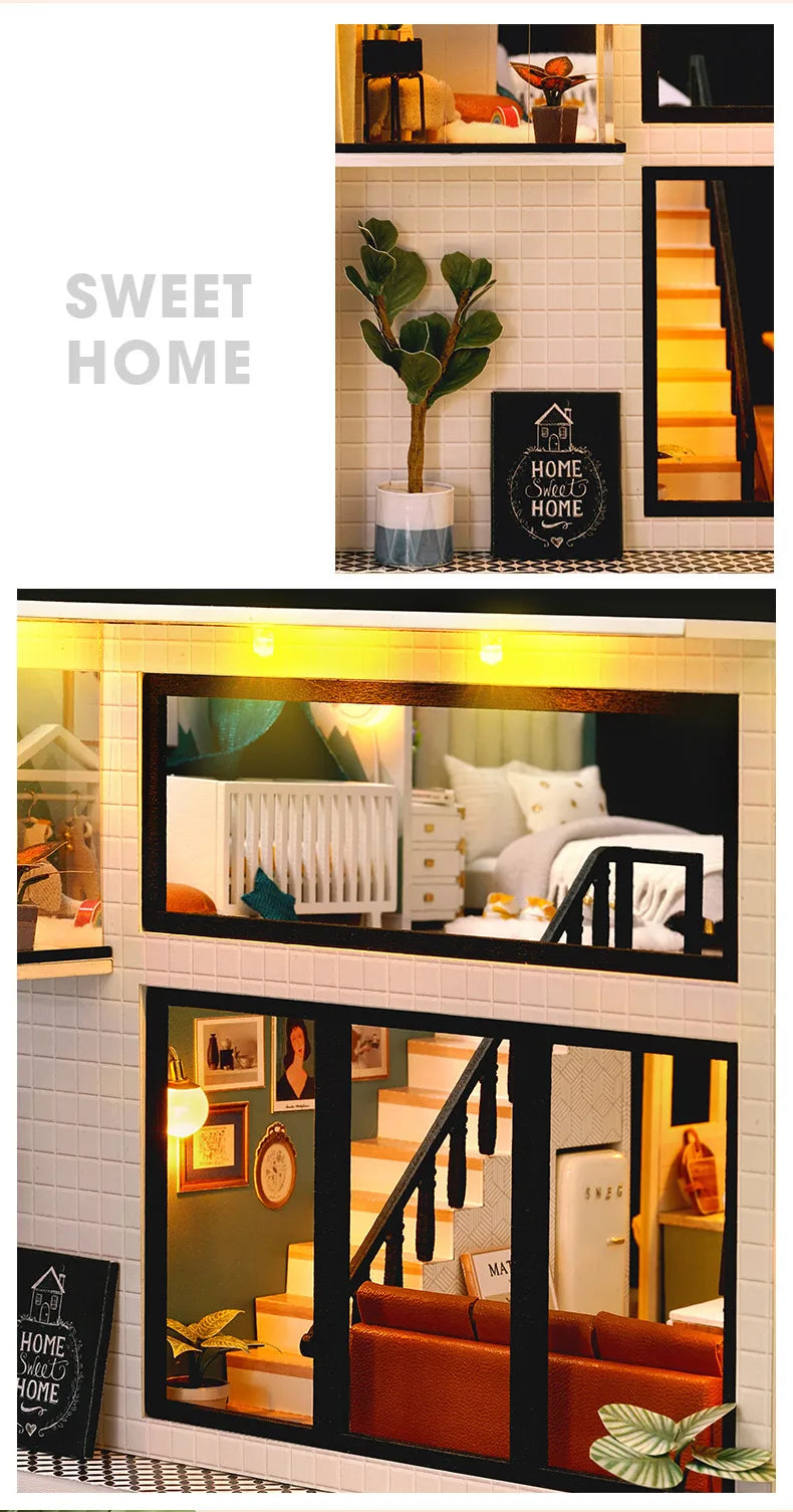 Comfortable Life Miniature Dollhouse