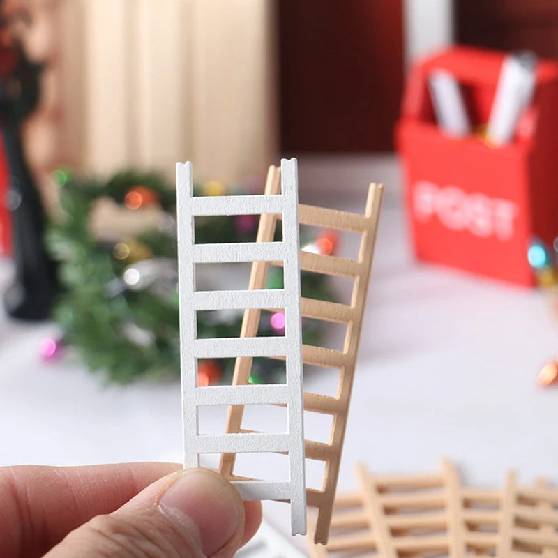 Wooden Ladder for Mini Scenes & Fairy Gardens