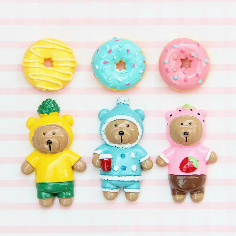 Candy Donut Dollhouse Accessories – 10-Piece Set