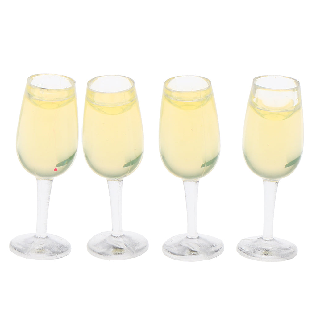 Champagne Bottle & Wine Glass Set