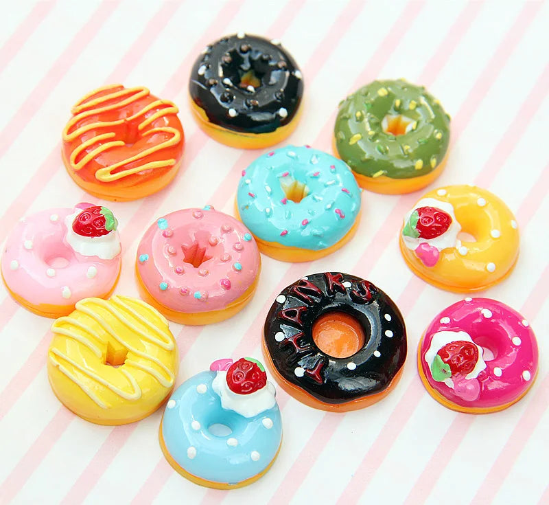 Candy Donut Dollhouse Accessories – 10-Piece Set