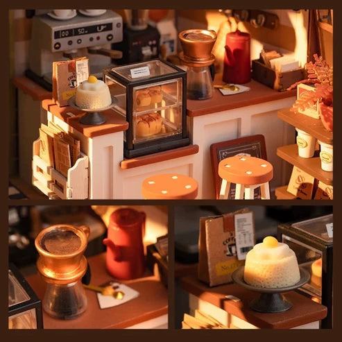 Miniature Cozy Coffee Café