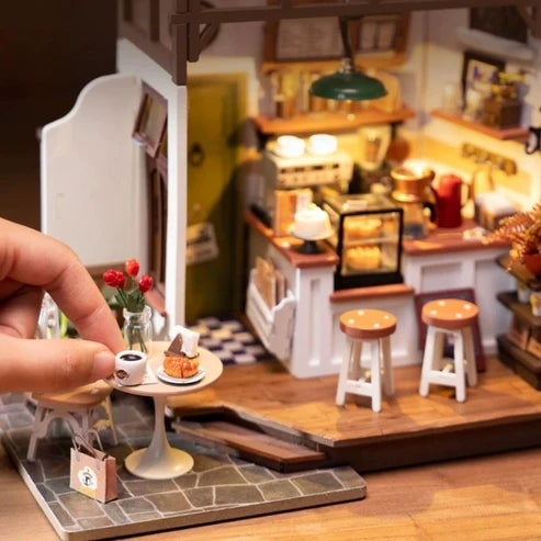 Miniature Cozy Coffee Café