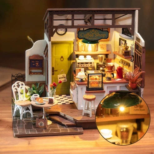 Miniature Cozy Coffee Café