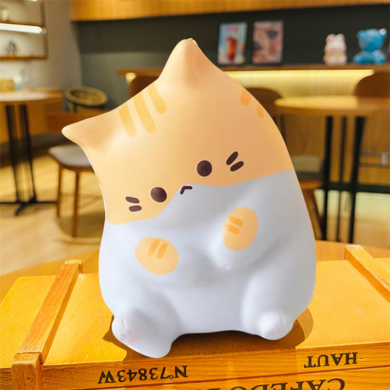 New Cat Stress Relief Squishy Toy -Anti stress Ball Cartoon