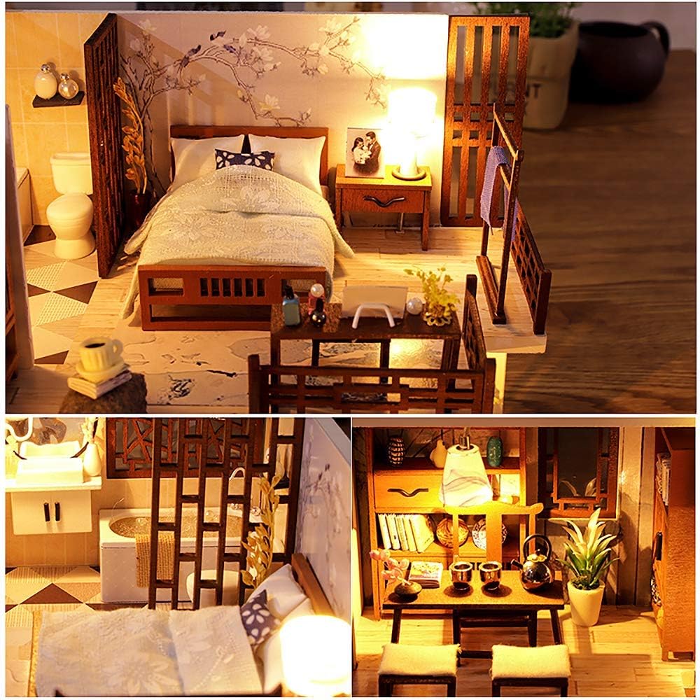 2-Story Traditional DIY Chinese-Style Miniature Dollhouse