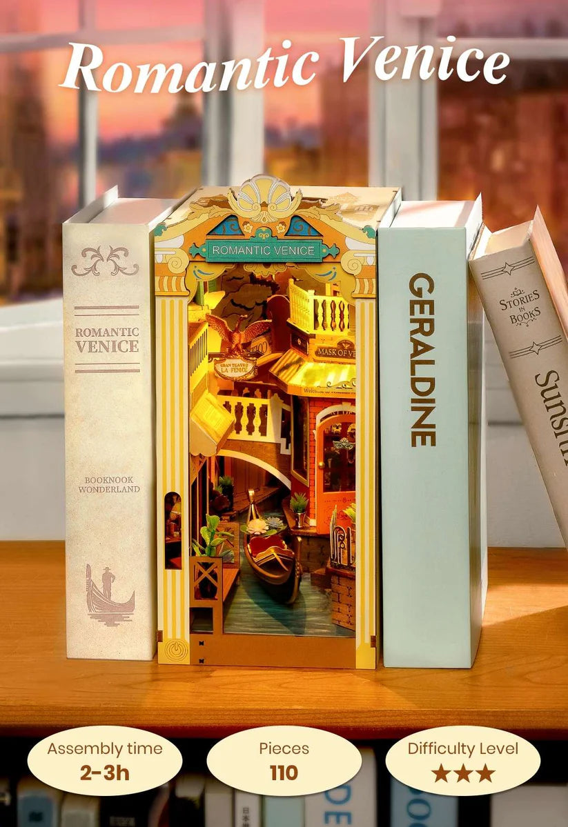 Romantic Venice DIY Book Nook Kit