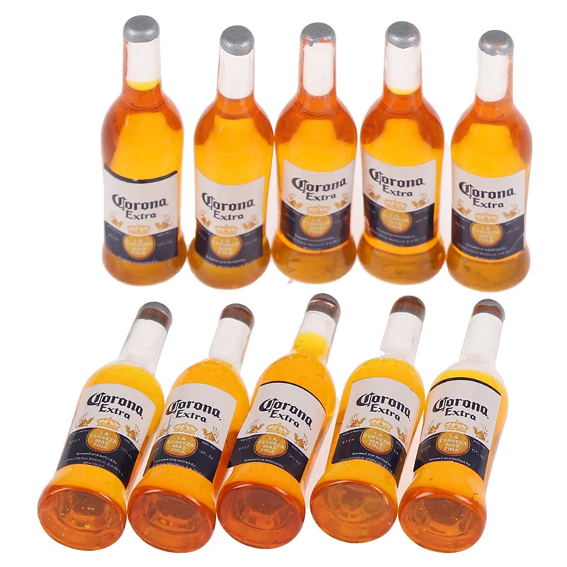 Mini Simulation Wine Bottle Model - 10Pcs