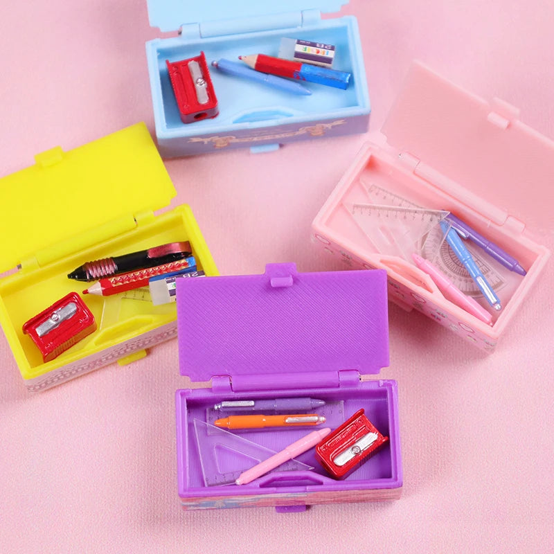 Mini Dollhouse Pencil Case – Adorable Stationery Organizer