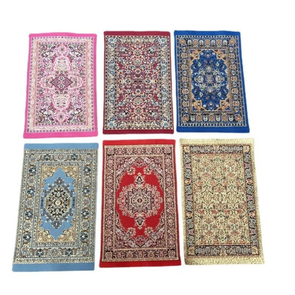 Turkish Style Rug for Dollhouse Decor