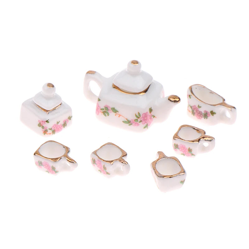 Mini Ceramic Kungfu Tea Set Kettle Cup Tableware