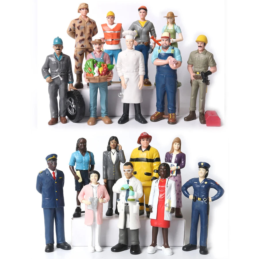 Professionals Career Doll Figures - For Kids