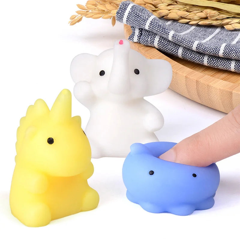 Sensory Mochi Squishy Animal Toys - Kawaii Stress Relief 🐼🐰🐣